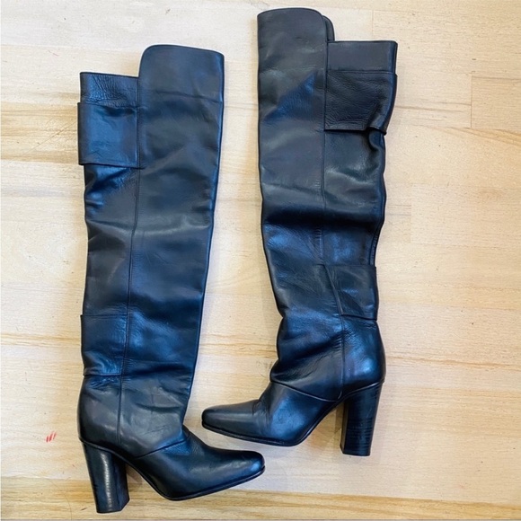 H&M leather knee-high boots - Picture 2 of 5